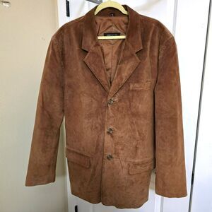 Jones of New York Mens 42L Suede Leather Blazer